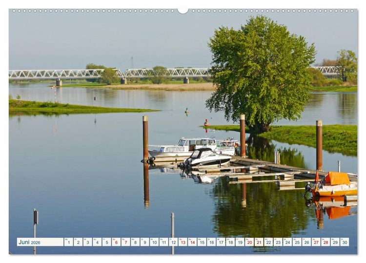Produktbild: Wittenberge an der Elbe (Wandkalender 2026 DIN A2 quer), CALVENDO Monatskalender