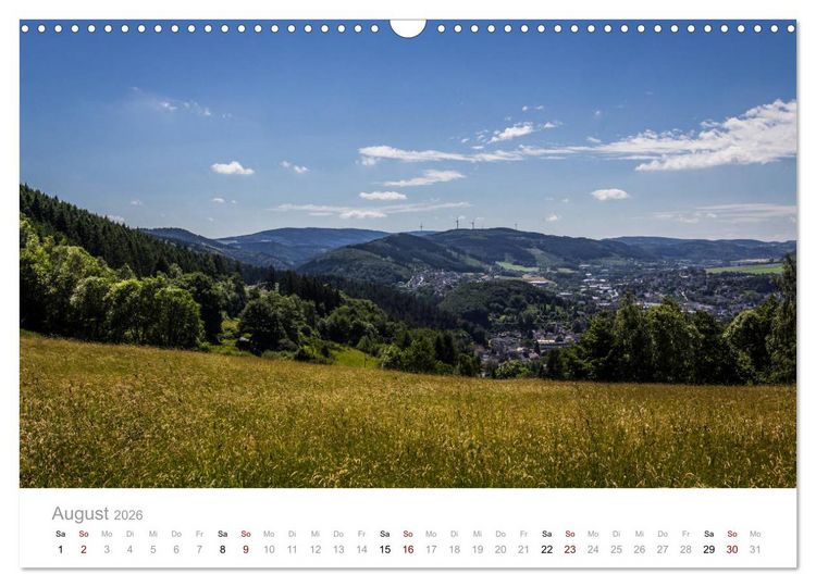 Produktbild: Stadt Plettenberg (Wandkalender 2026 DIN A3 quer), CALVENDO Monatskalender