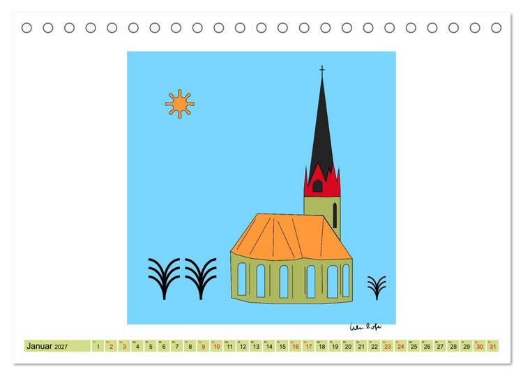 Produktbild: DudoDigital (Tischkalender 2027 DIN A5 quer), CALVENDO Monatskalender