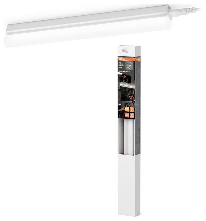 Produktbild: OSRAM LED-Unterbauleuchte mit Bewegungsmelder LED LED fest eingebaut 4.00W Warmwei&szlig; Wei&szlig;