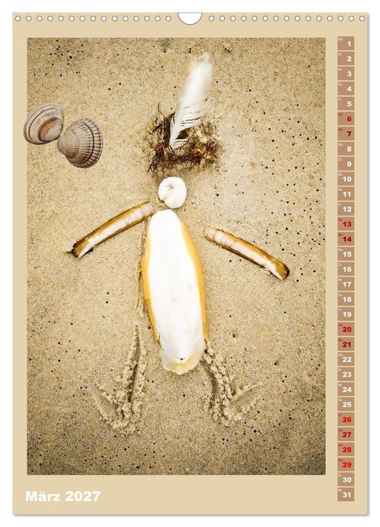 Produktbild: Strandgesellen (Wandkalender 2027 DIN A3 hoch), CALVENDO Monatskalender