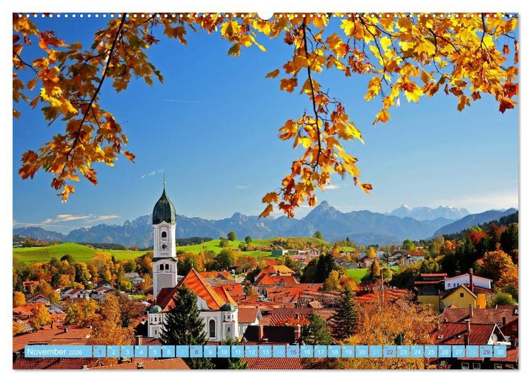 Produktbild: Romantische Kirchen und Kapellen (Wandkalender 2026 DIN A2 quer), CALVENDO Monatskalender