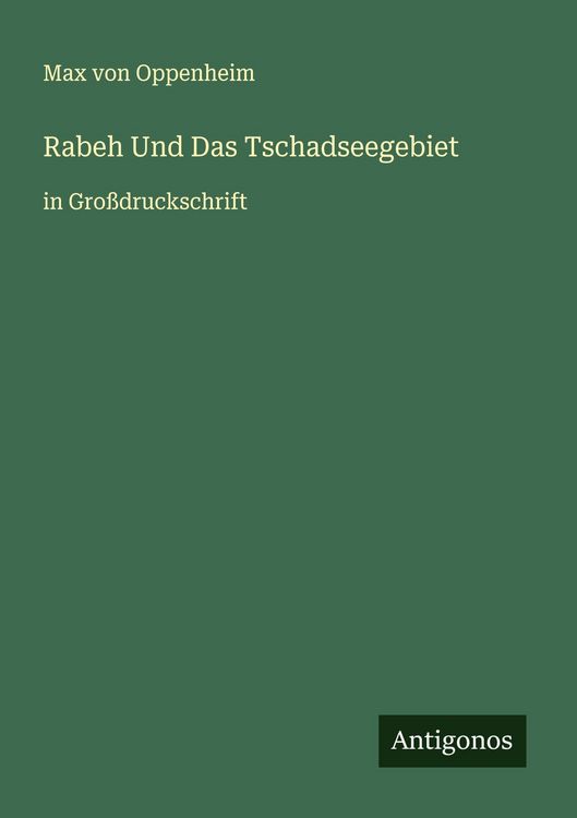 Produktbild: Rabeh Und Das Tschadseegebiet