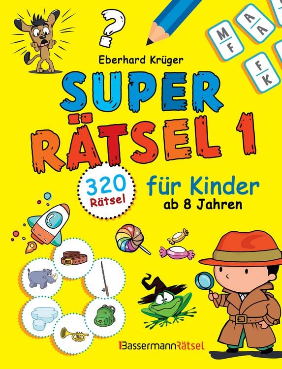Produktbild: Superr&auml;tsel 1 f&uuml;r Kinder ab 8 Jahren - mit 320 R&auml;tseln!