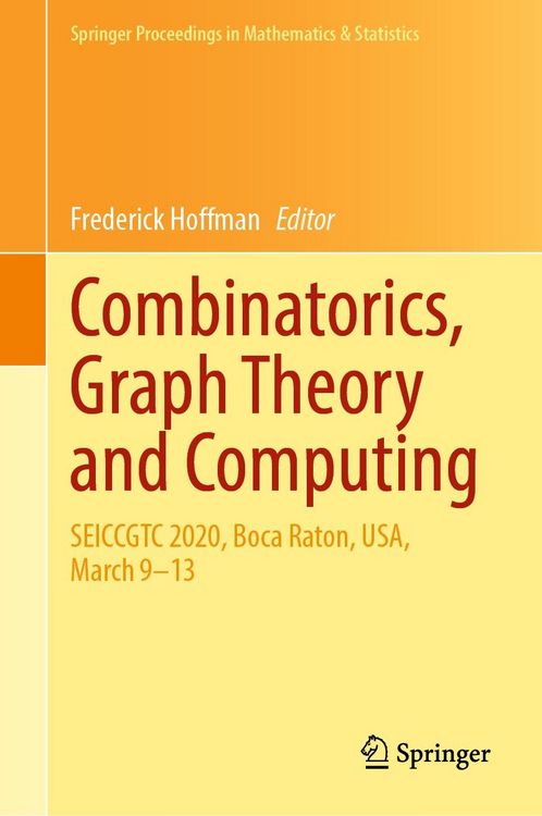 Produktbild: Combinatorics, Graph Theory and Computing