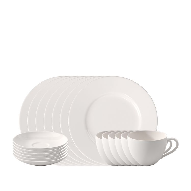 Produktbild: Villeroy & Boch Basic White Kaffee Set 18tlg.