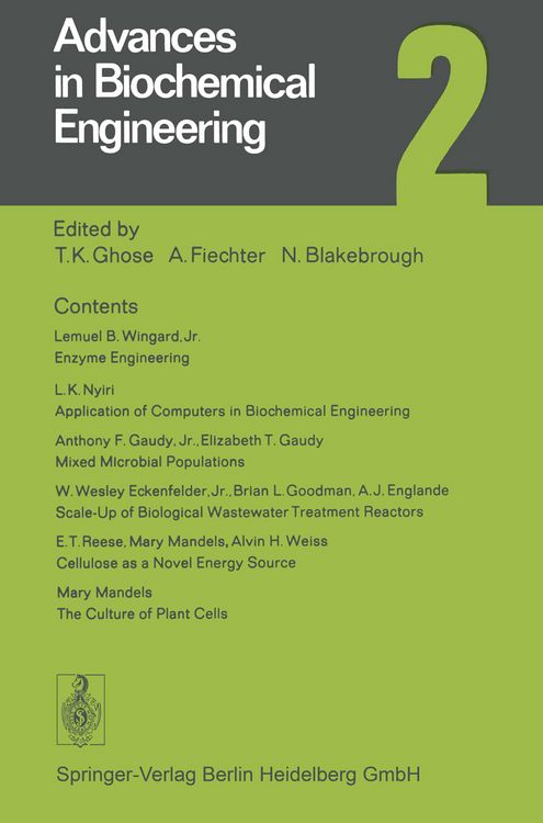 Produktbild: Advances in Biochemical Engineering 2