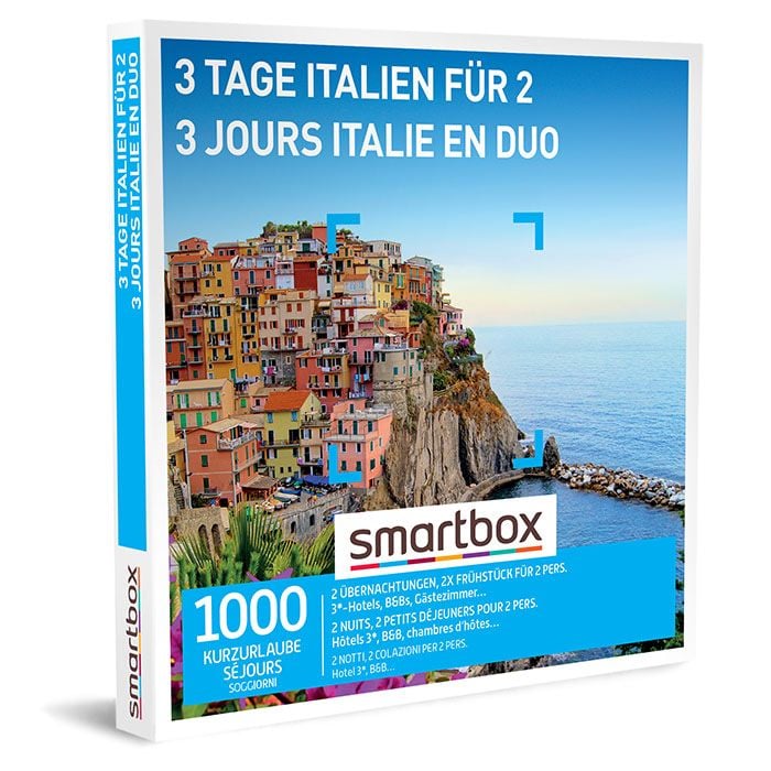 Produktbild: Smartbox "3 Tage Italien f&uuml;r 2"