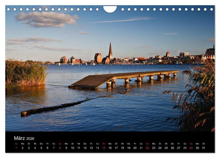 Produktbild: Rostock (Wandkalender 2026 DIN A4 quer), CALVENDO Monatskalender