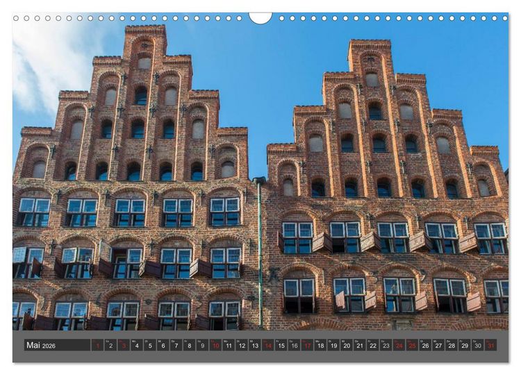 Produktbild: Die Hansestadt L&uuml;beck (Wandkalender 2026 DIN A3 quer), CALVENDO Monatskalender