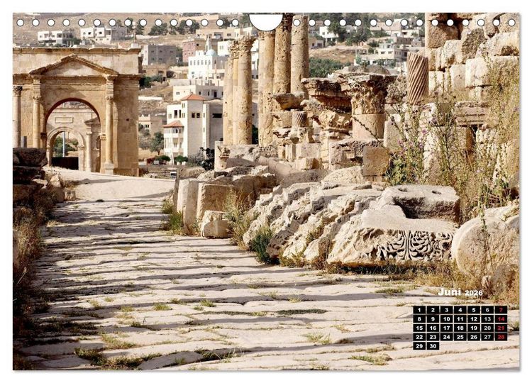 Produktbild: Jordanien. K&ouml;nigreich in der W&uuml;ste (Wandkalender 2026 DIN A4 quer), CALVENDO Monatskalender
