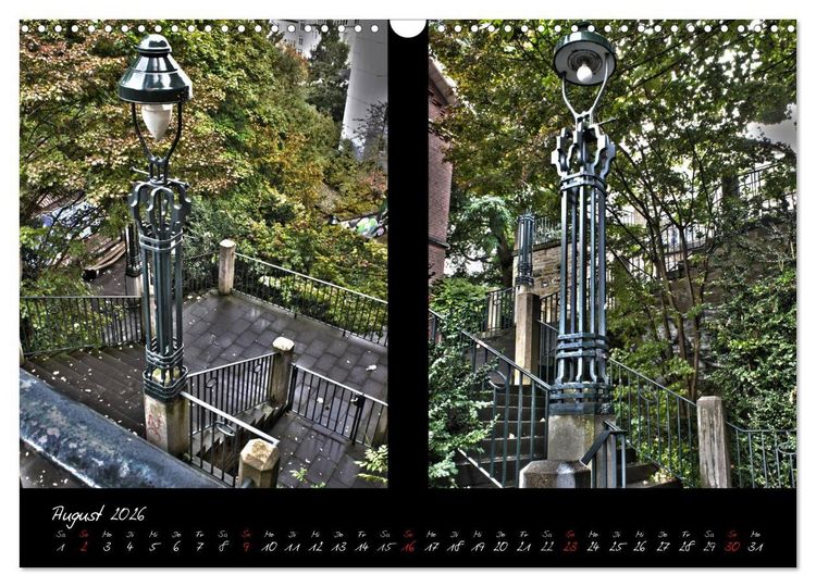 Produktbild: Wuppertal - Stadt der Schwebebahn in HDR (Wandkalender 2026 DIN A3 quer), CALVENDO Monatskalender