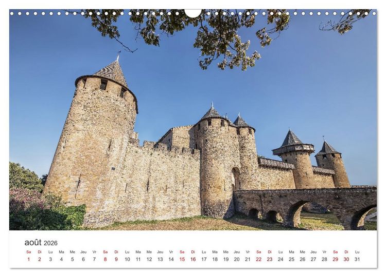 Produktbild: Visite de la France (Calendrier mural 2026 DIN A3 vertical), CALVENDO calendrier mensuel