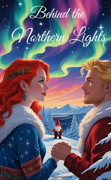 Produktbild: Behind the Northern Lights, Weihnachtsromane, Slow Burn, Weihnachtswelt, Romantisch, Wichtel, Weihnachten, Romantasy, Fantasy