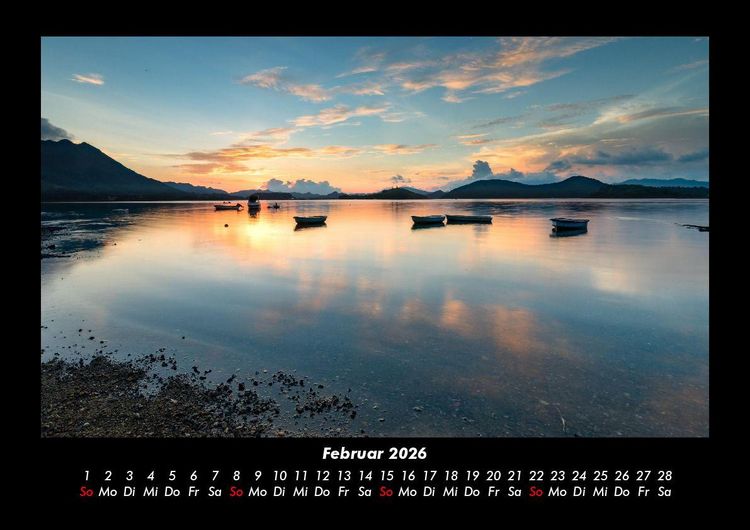 Produktbild: Boote und Segelschiffe 2026 Fotokalender DIN A3