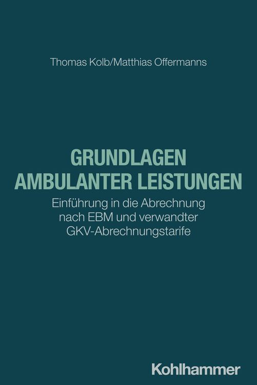 Produktbild: Grundlagen ambulanter Leistungen