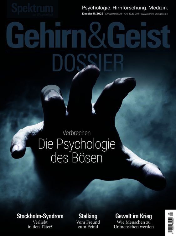 Produktbild: Gehirn&Geist Dossier 5/2025 Die Psychologie des B&ouml;sen