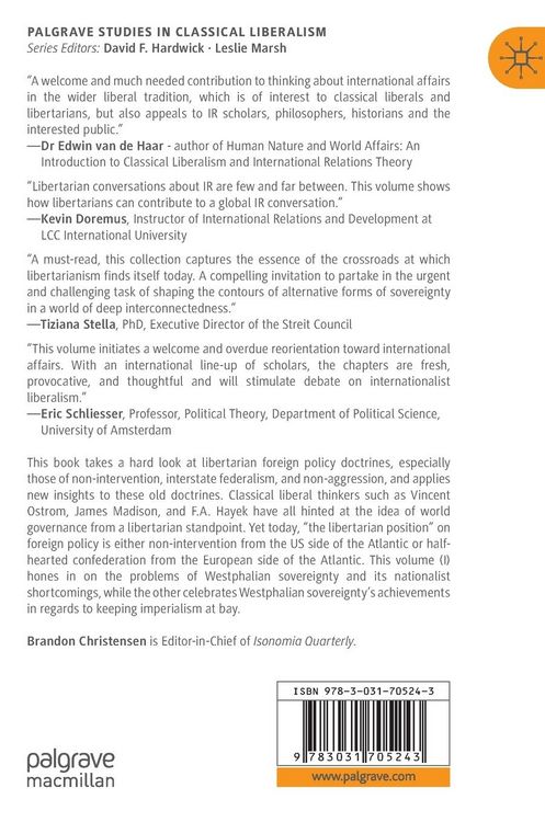 Produktbild: Liberty and Security in an Anarchical World Volume I