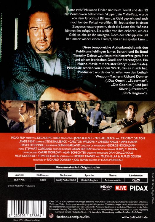Produktbild: Made Men - Die Abrechnung - Remastered Edition / Temporeiche Actionkom&ouml;die mit Starbesetzung (Pidax Film-Klassiker)