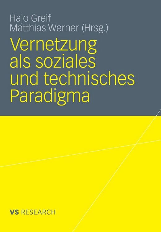 Produktbild: Vernetzung als soziales und technisches Paradigma