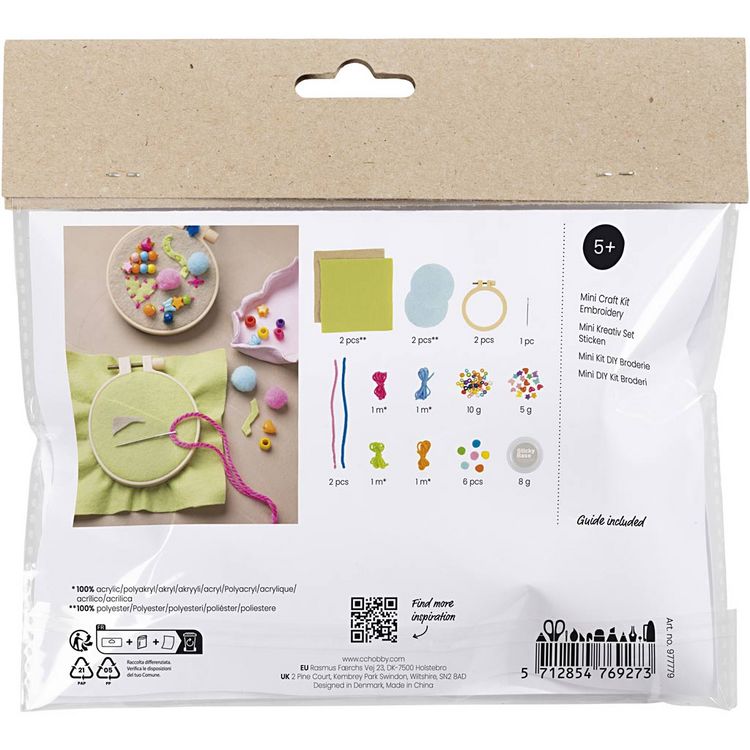 Produktbild: Creativ Company Mini Kreativ Set Sticken, Fantasie