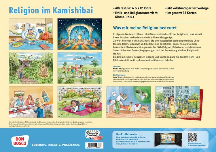 Produktbild: Meine Religion, ihre Feste und Rituale. Kinder der Weltreligionen erz&auml;hlen von ihrem Glauben. Kamishibai Bildkartenset