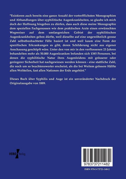Produktbild: Syphilis und Auge