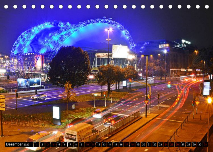 Produktbild: K&ouml;ln - Faszinierende Nachtbilder aus der Domstadt (Tischkalender 2022 DIN A5 quer)