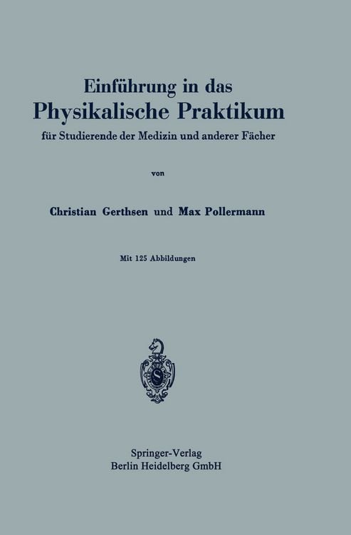 Produktbild: Einf&uuml;hrung in das Physikalische Praktikum
