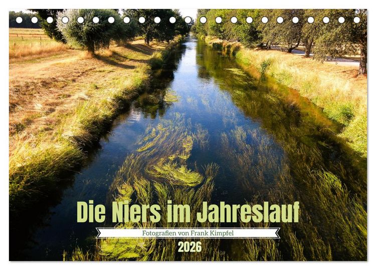 Produktbild: Die Niers im Jahreslauf (Tischkalender 2026 DIN A5 quer), CALVENDO Monatskalender