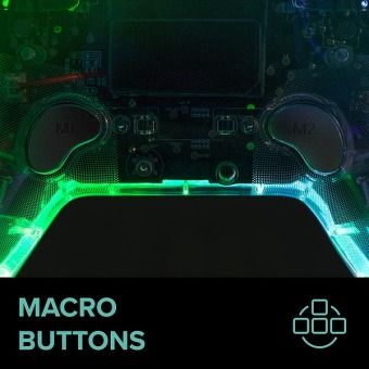 Produktbild: SPEEDLINK RAIT NX RGB Gamepad - Wireless/Wired - for PC/Android/Switch OLED/Lite, clear transparent