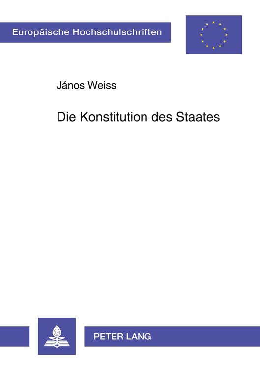 Produktbild: Die Konstitution des Staates