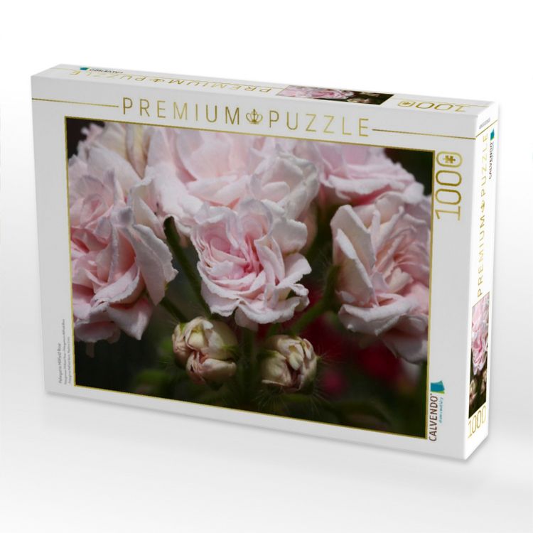 Produktbild: CALVENDO Puzzle Pelargonie Millfield Rose | 1000 Teile Lege-Gr&ouml;&szlig;e 64x48cm Foto-Puzzle f&uuml;r gl&uuml;ckliche Stunden