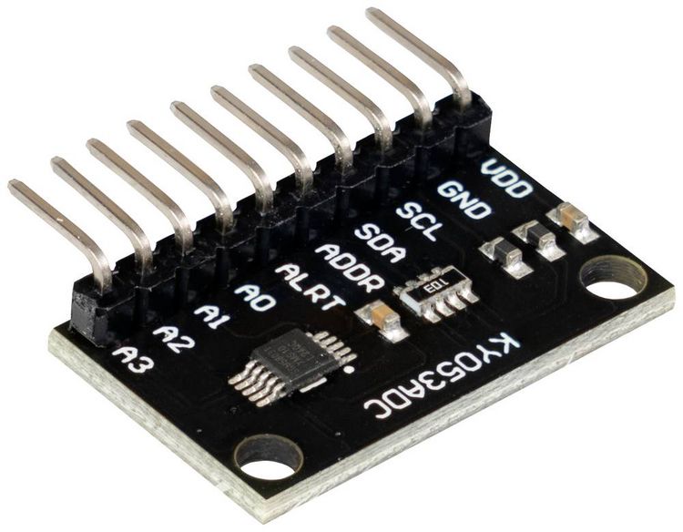 Produktbild: Joy-it KY053ADC Raspberry Pi&reg; Erweiterungs-Platine Passend f&uuml;r (Einplatinen-Computer) Raspberry Pi&reg;, Raspberry Pi&reg; A, B, B+