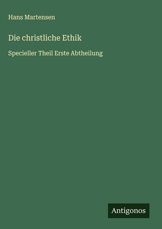 Produktbild: Die christliche Ethik