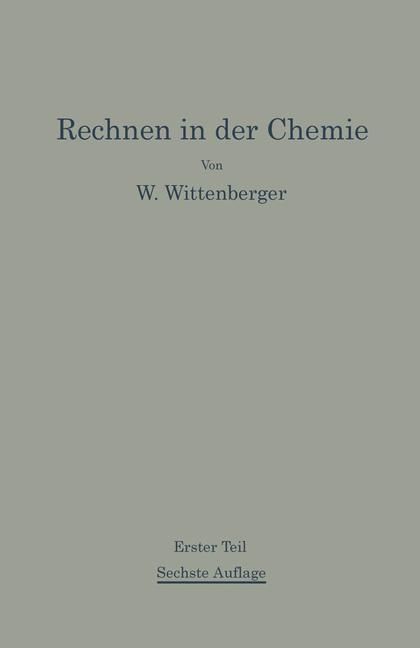 Produktbild: Rechnen in der Chemie