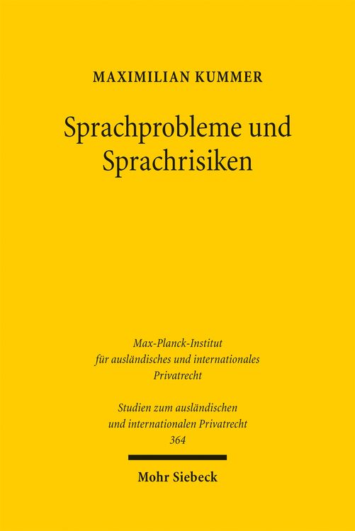 Produktbild: Sprachprobleme und Sprachrisiken