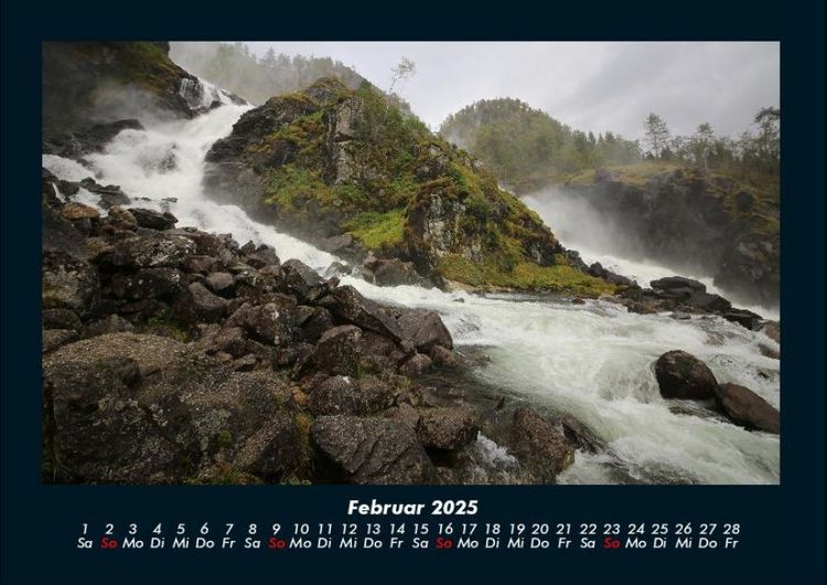 Produktbild: Wasserf&auml;lle 2025 Fotokalender DIN A4