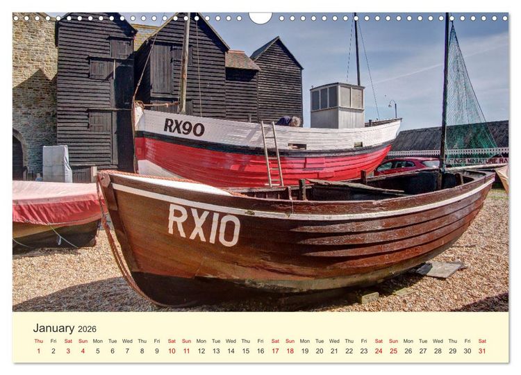 Produktbild: The Hastings Fishing Fleet (Wall Calendar 2026 DIN A3 landscape), CALVENDO 12 Month Wall Calendar