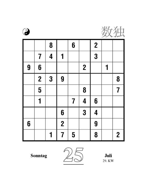 Produktbild: Sudoku Abrei&szlig;kalender 2027