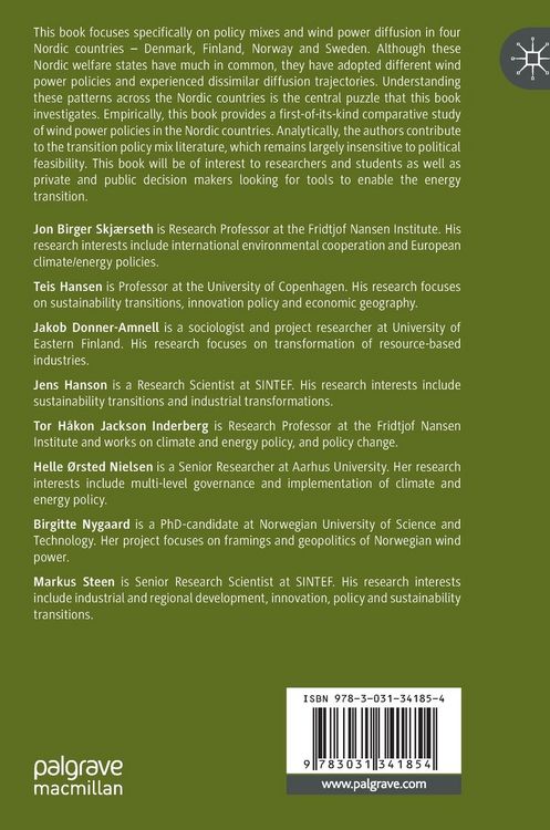 Produktbild: Wind Power Policies and Diffusion in the Nordic Countries