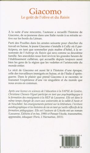 Produktbild: Giacomo : le go&ucirc;t de l'olive et du Raisin