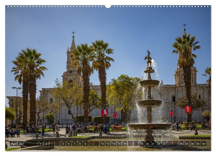 Produktbild: Peru - Traumreise durch das Land der Inka (hochwertiger Premium Wandkalender 2027 DIN A2 quer), Kunstdruck in Hochglanz
