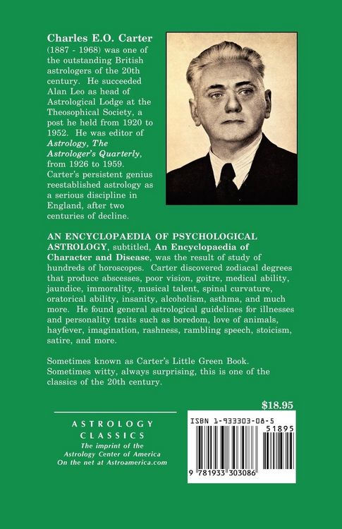 Produktbild: Encyclopaedia of Psychological Astrology
