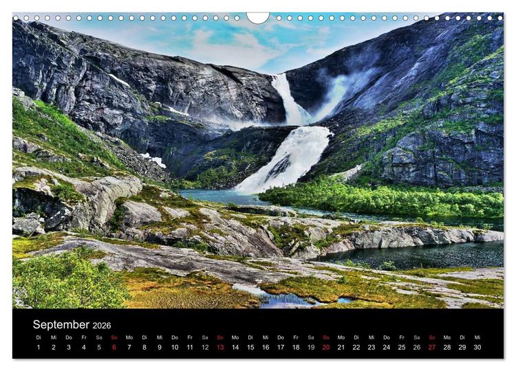 Produktbild: Atemberaubendes Norwegen (Wandkalender 2026 DIN A3 quer), CALVENDO Monatskalender