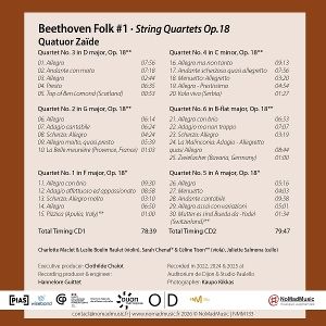 Produktbild: Beethoven Folk #1 | String Quartets,Op. 18