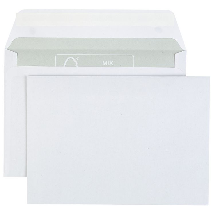 Produktbild: Idena Briefumschl&auml;ge 75g/m&sup2; haftklebend ohne Fenster wei&szlig; DIN C6 25 St&uuml;ck