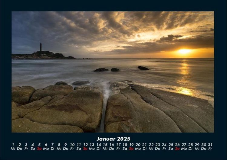 Produktbild: Sonnenuntergang 2025 Fotokalender DIN A4