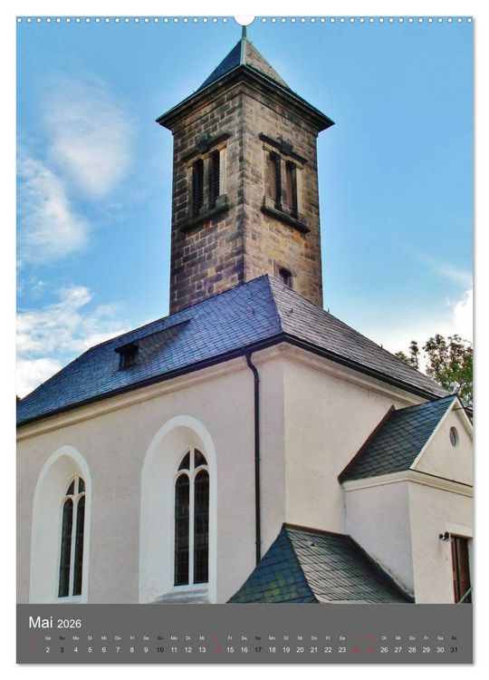 Produktbild: Kirchen und Kl&ouml;ster deutsche Kleinode (hochwertiger Premium Wandkalender 2026 DIN A2 hoch), Kunstdruck in Hochglanz