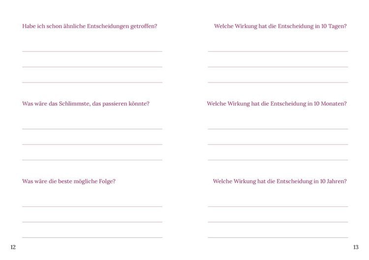 Produktbild: Schritt f&uuml;r Schritt zu deiner Entscheidung